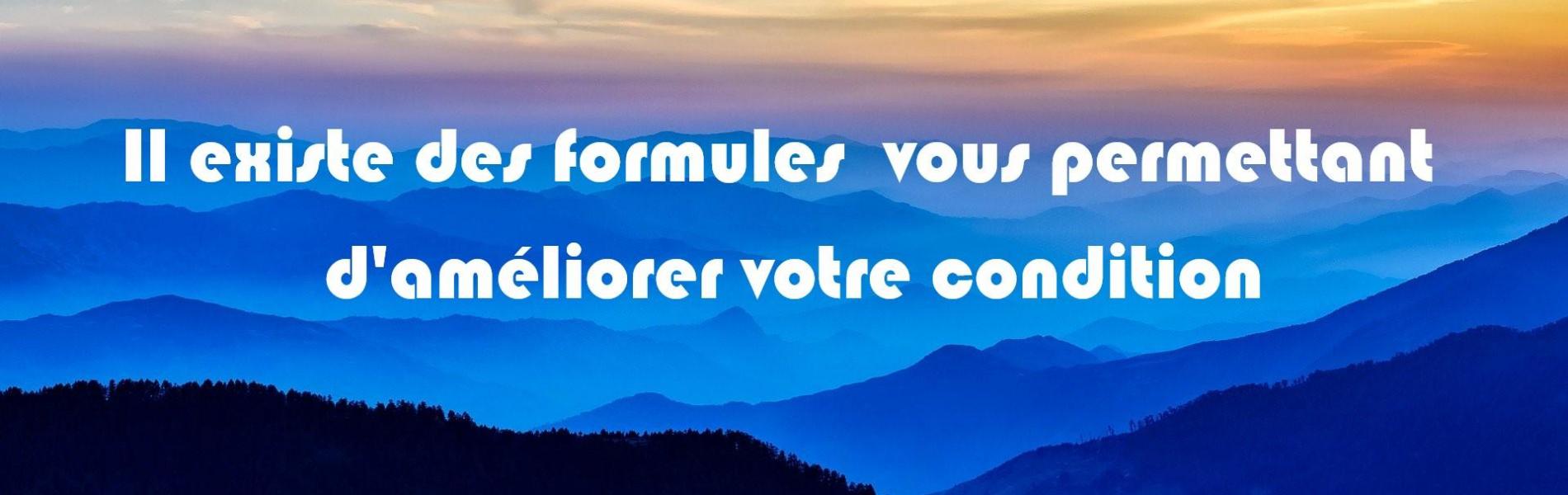 Il existe des formules